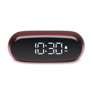 Lexon Minut Alarm Clock - Red