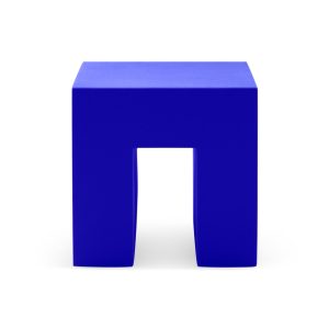 Vignelli Cube Stool from Heller - Blue