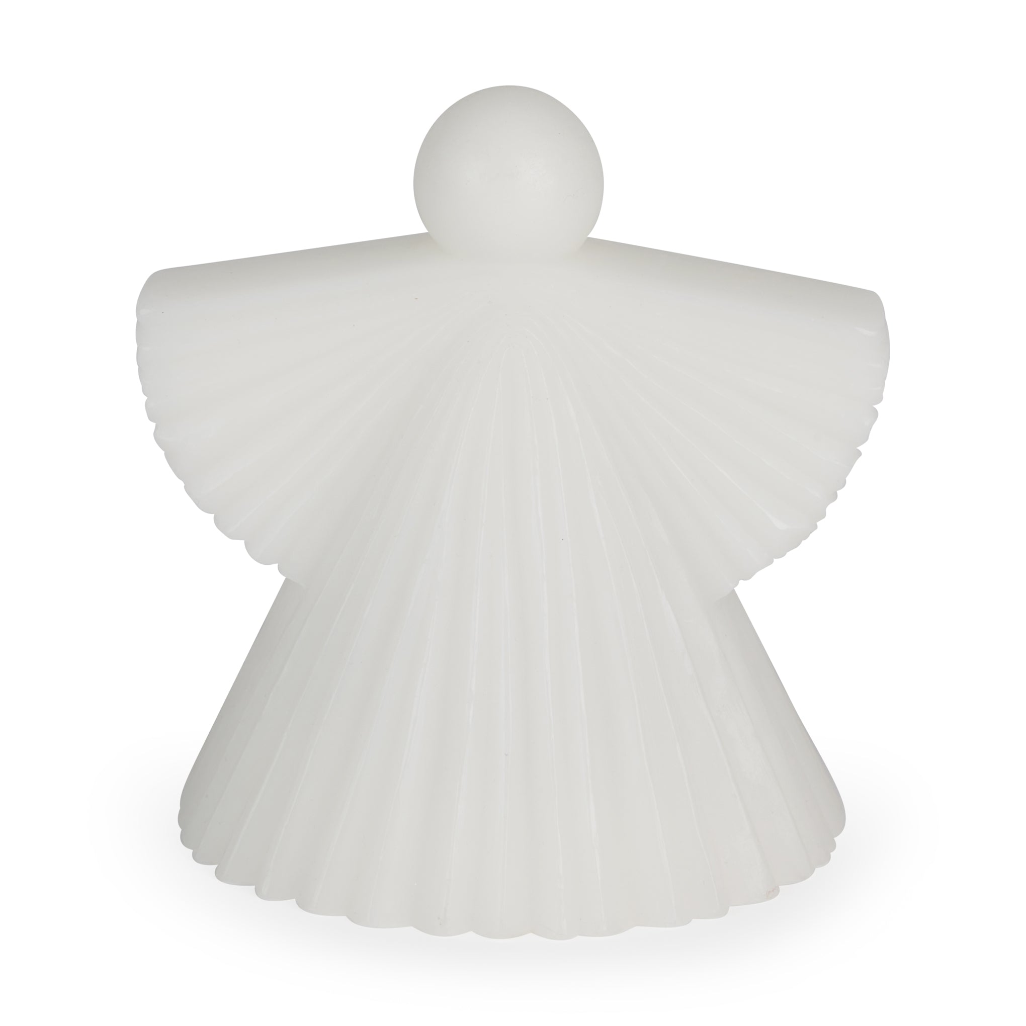 Large LED Lighted Wax Angel - Image 4