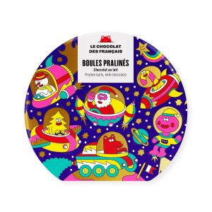 Le chocolat de Français Galactic Christmas Praline Balls Box