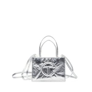 Telfar Tyvek Shopping Bag - Silver