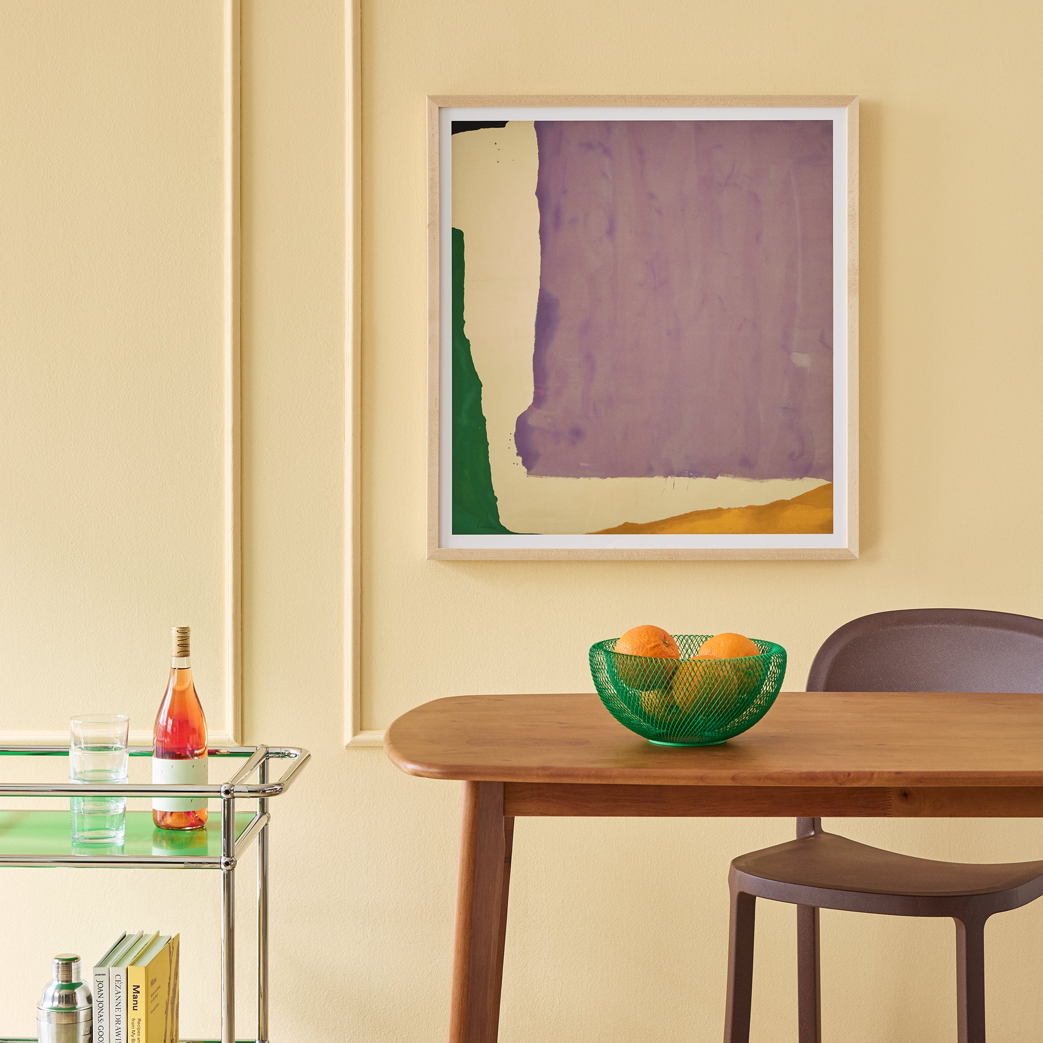 Helen Frankenthaler Mauve District Framed Poster - Image 2