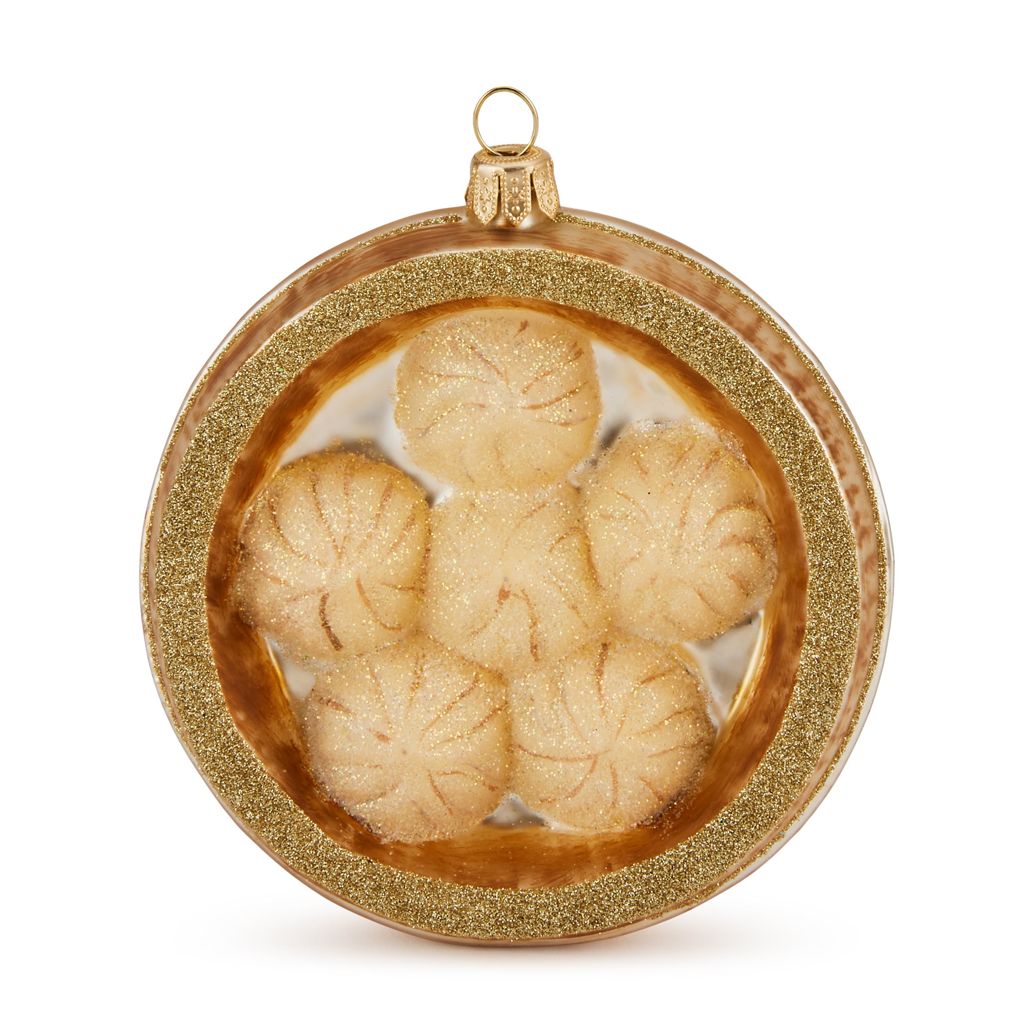 NYC Glass Holiday Ornament - Soup Dumplings