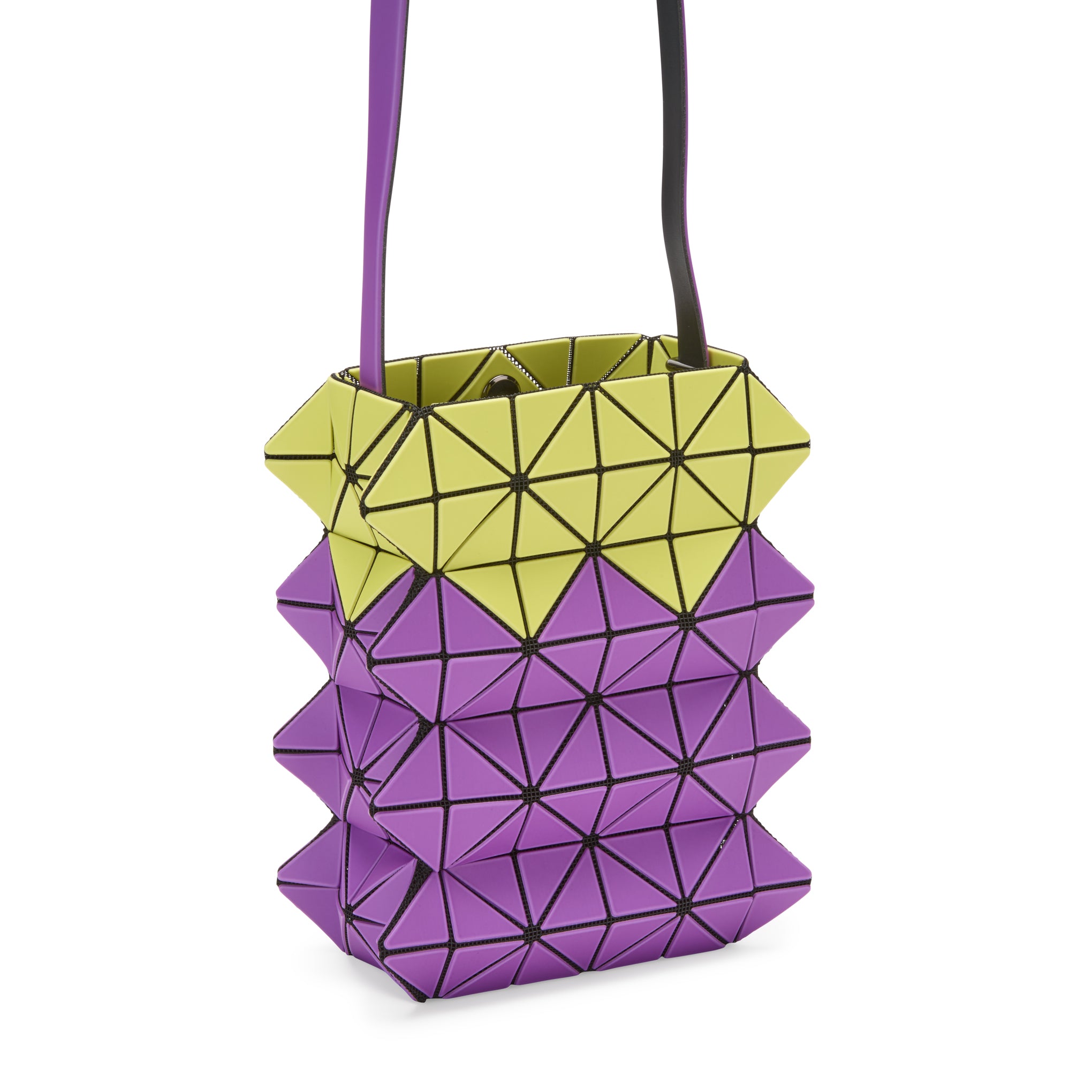 BAO BAO ISSEY MIYAKE Growth Crossbody Bag - Yellow/ Purple - Image 4