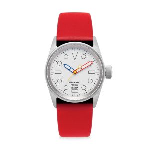 MoMA Unimatic De Stijl Modello Cinque Watch - Red