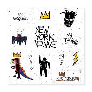 Jean-Michel Basquiat's Icons Apply Stickers - Set of 12