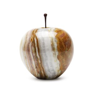 Marble Apple Paperweight - Stripe