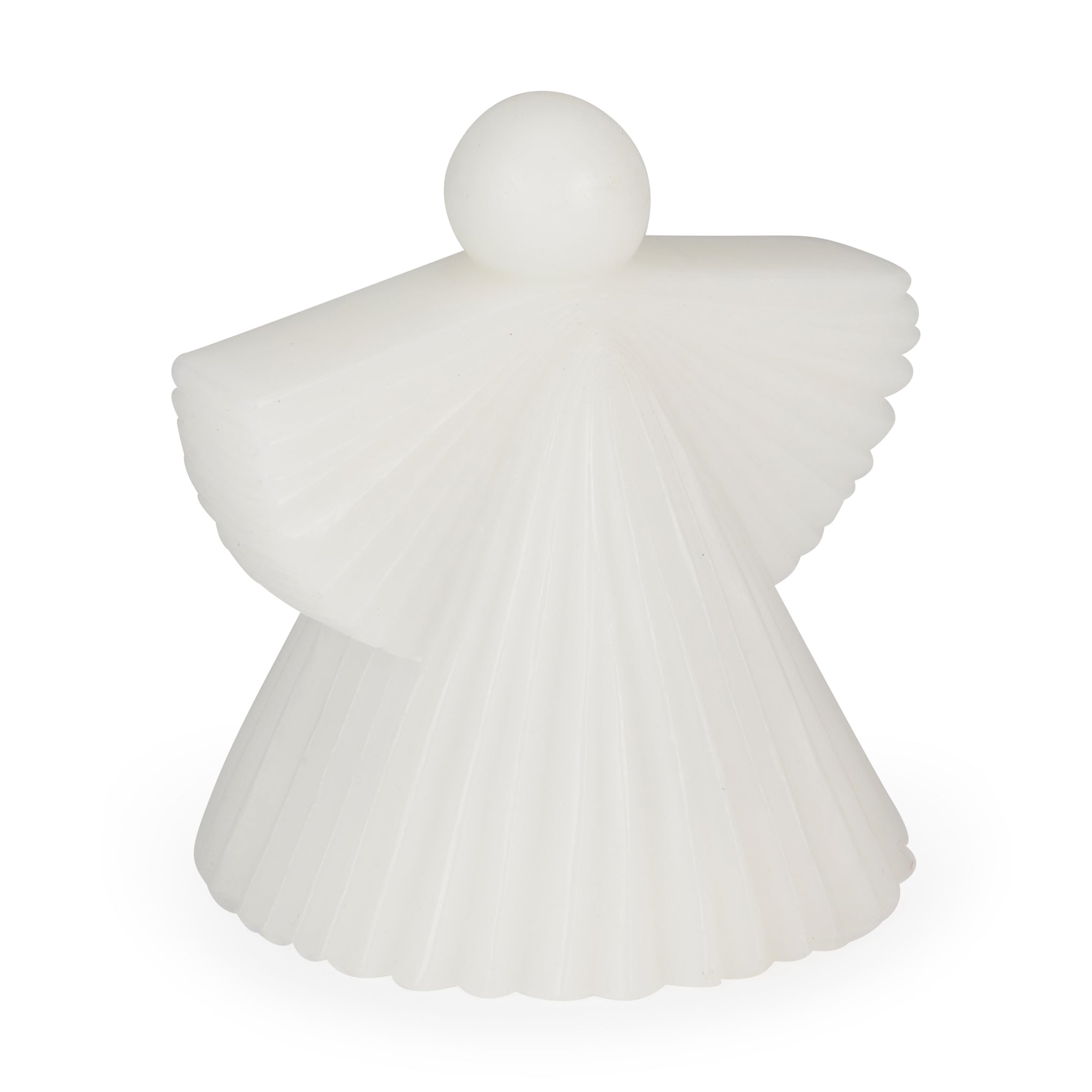 Large LED Lighted Wax Angel - Image 3