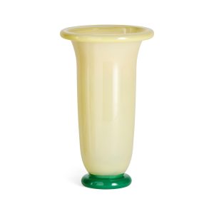 HAY Empire Glass Vase - Lemon/ Sand/ Green