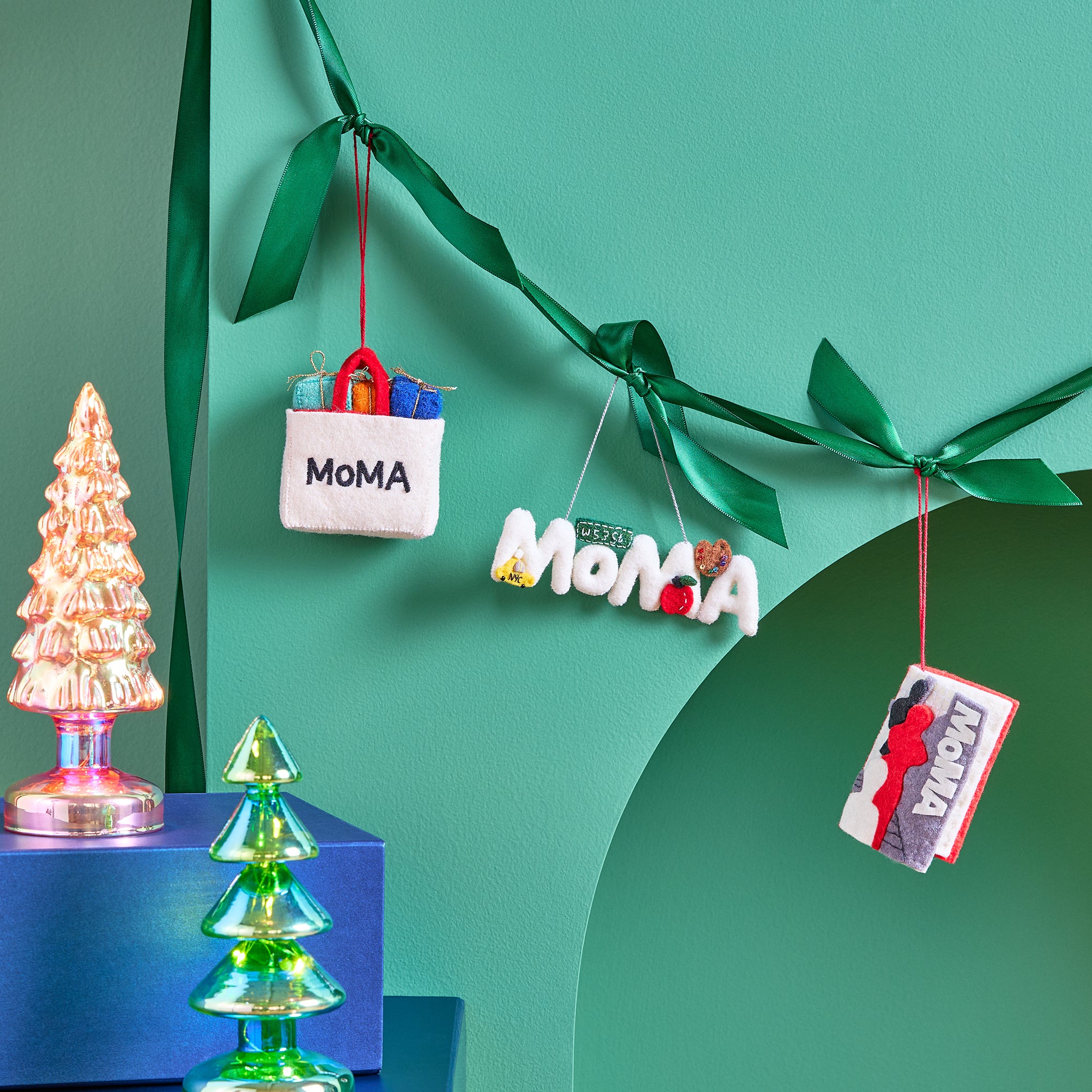 MoMA Logo Felt Holiday Ornament - Image 2