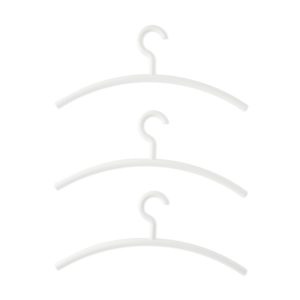 Hewi Coat Hanger - Set of 3 - White
