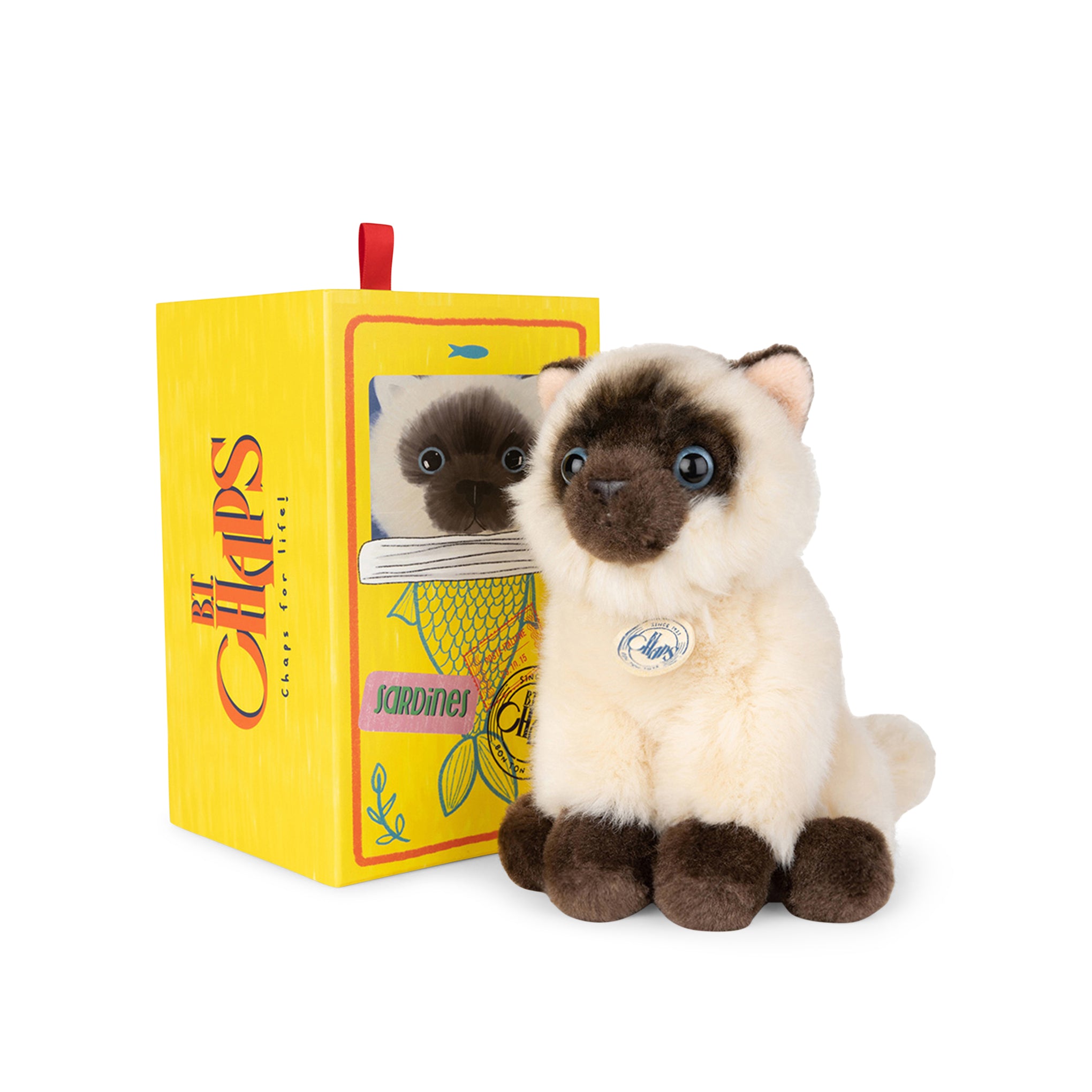 Plush Chaps Series Pet Toy - Eddie the Siamese - Image 3