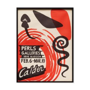 Alexander Calder Perls Galleries 1956 Framed Poster