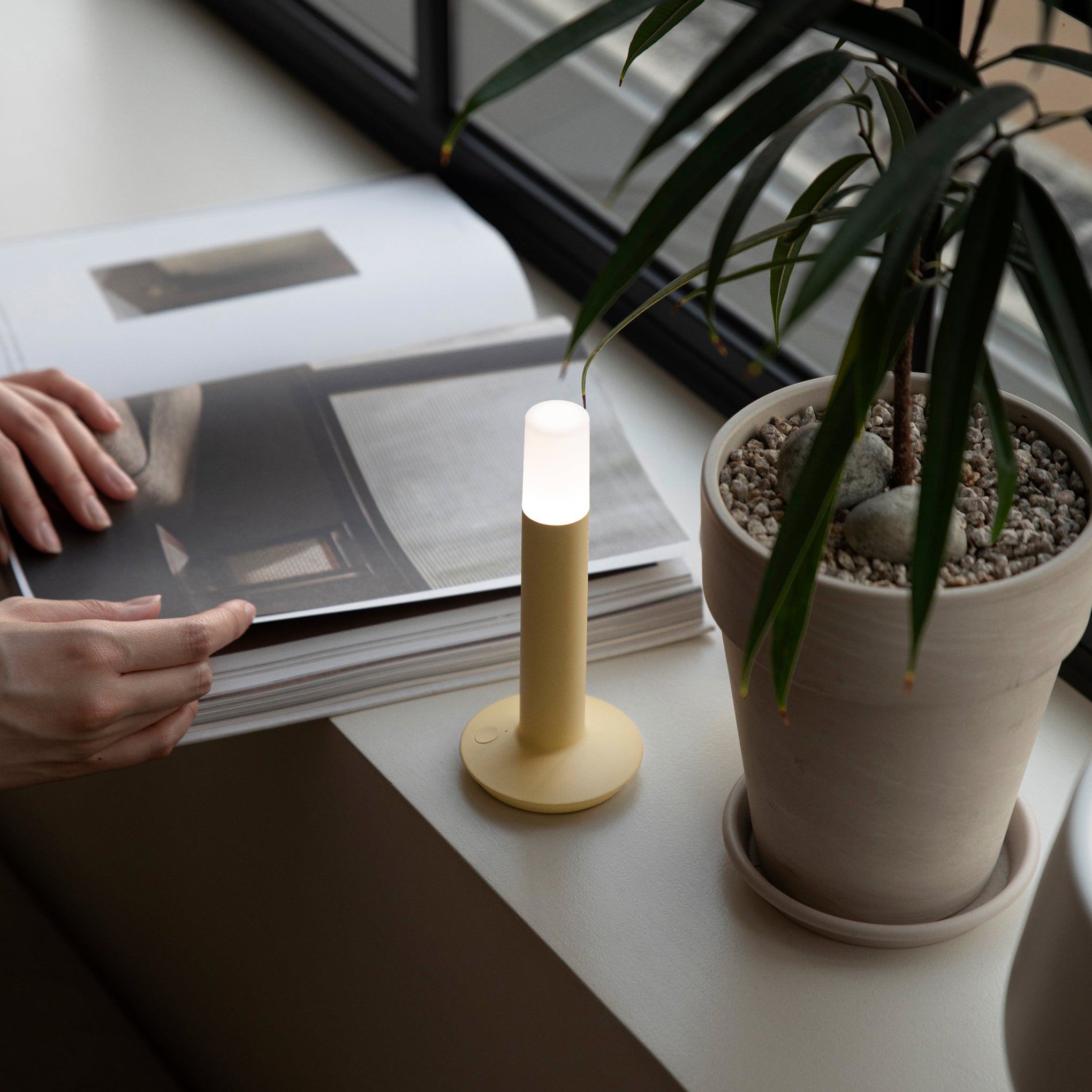 Lighthouse Portable Lamp - Butter - Image 2