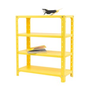 Paper Shelves Rack - Yellow