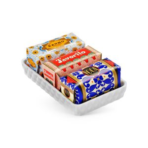 Art Deco Portuguese Mini Soap - Set of 3