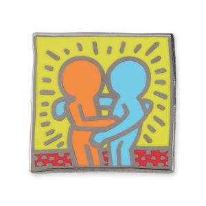 Keith Haring Enamel Pin - Friends