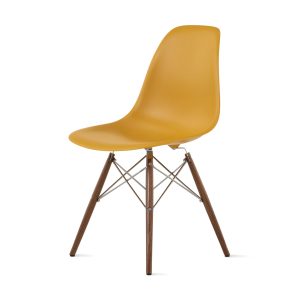 Eames® Molded Recycled Plastic Side Chair - Deep Yellow