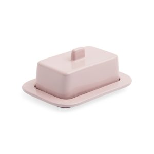 HAY Barro Terracotta Butter Dish - Pink