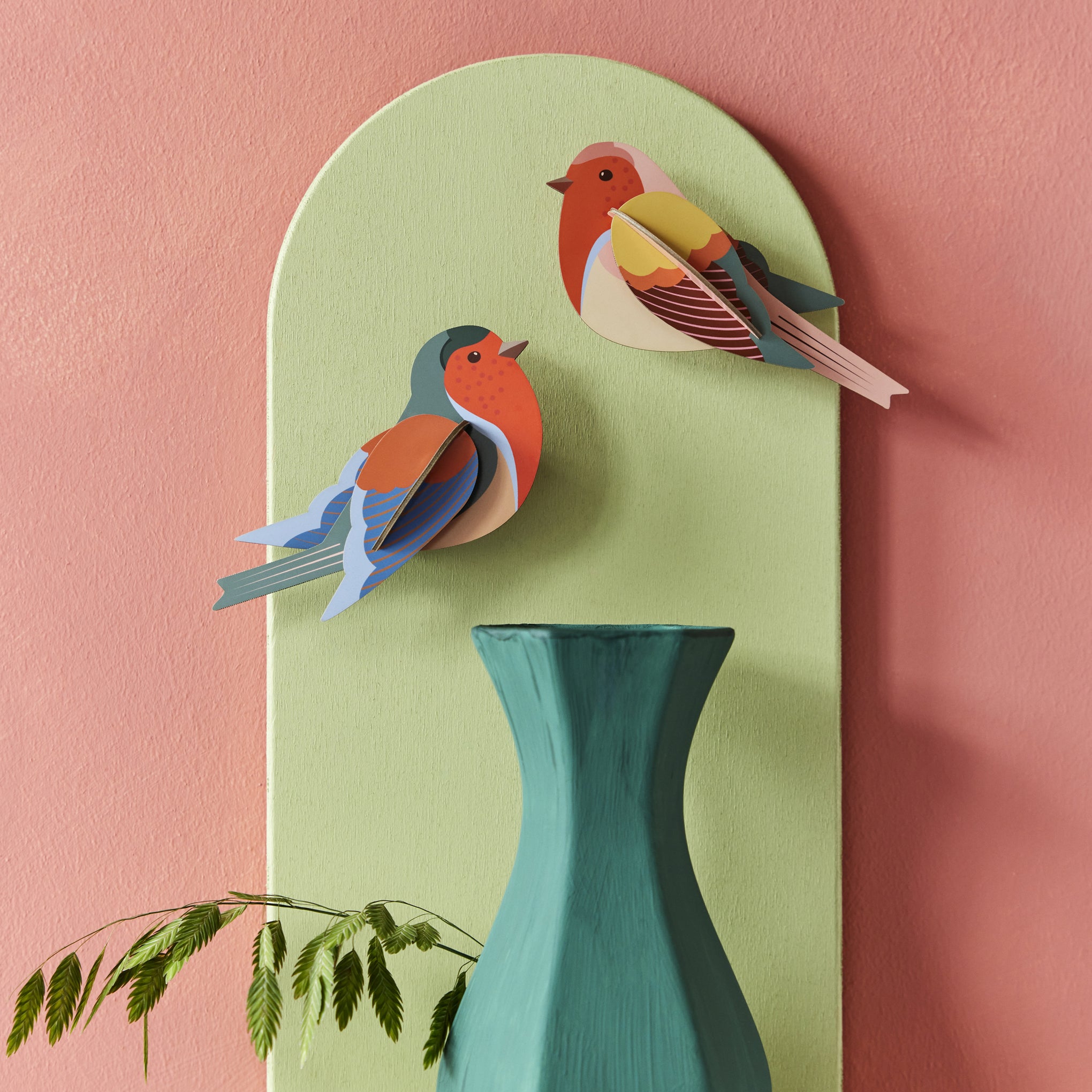 DIY Garden Bird Wall Art Kits - Robins - Image 2