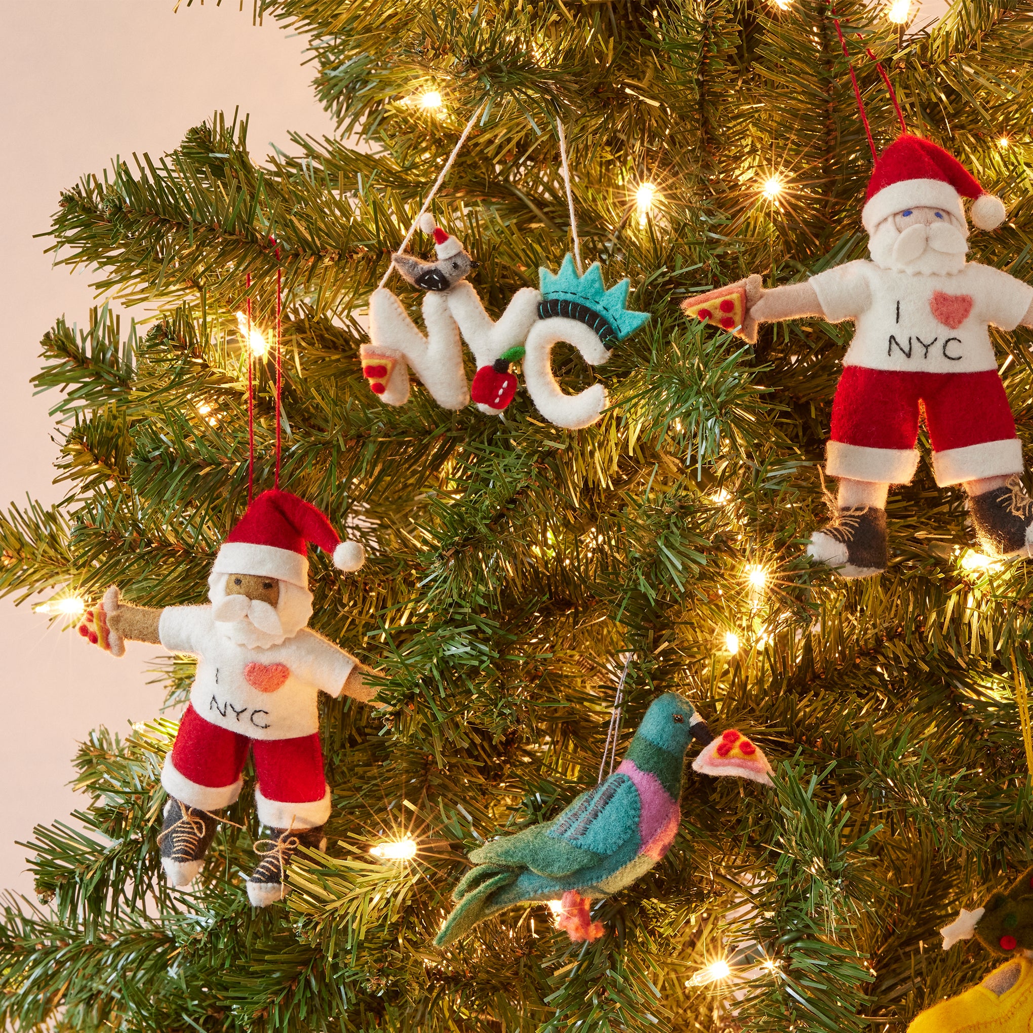 NYC Felt Ornament - Pigeon - Image 2