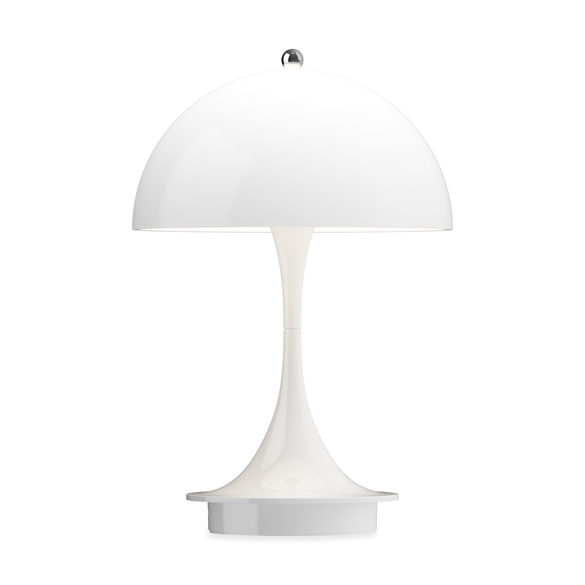 Panthella 160 Portable Table Lamp - White Opal