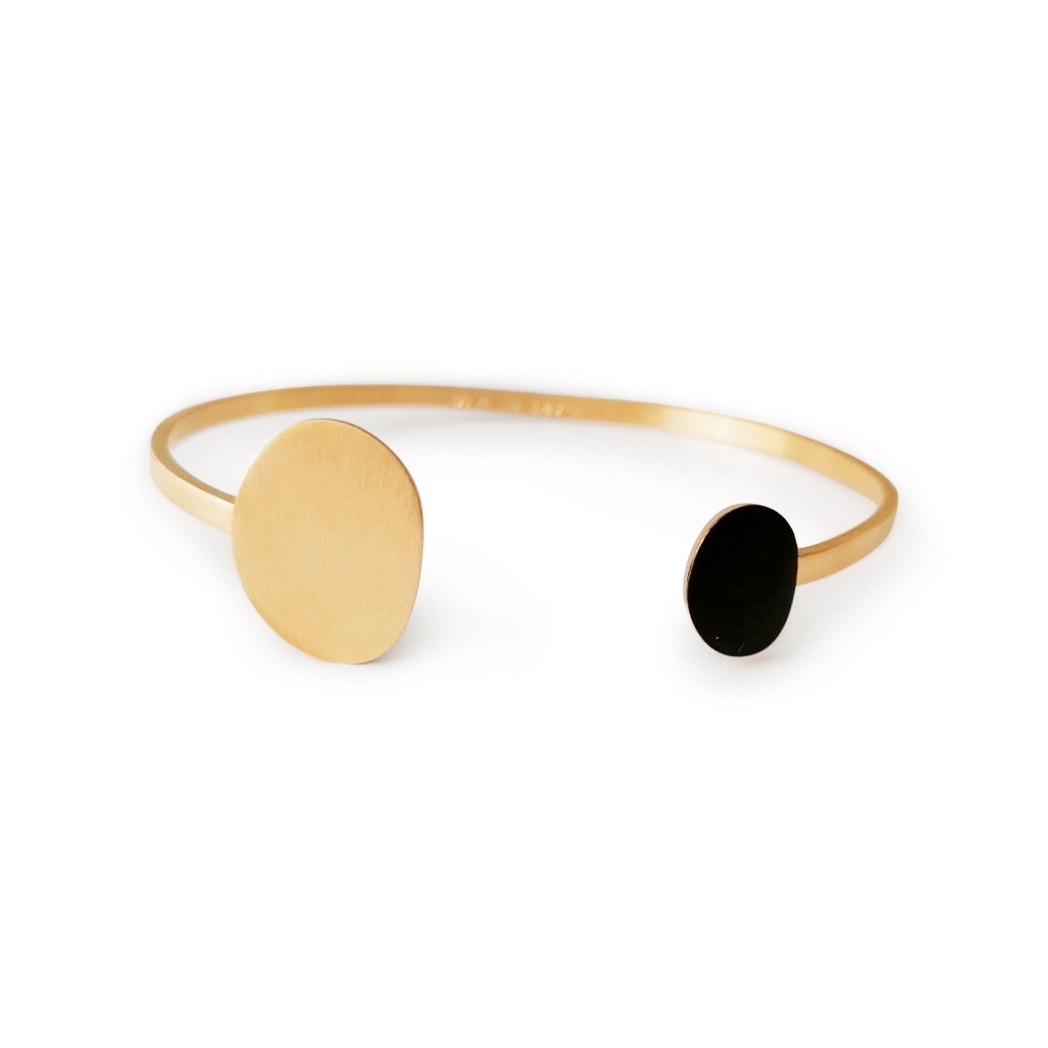 Joan Mir?? Gold-Plated Dots Cuff Bracelet - Image 3