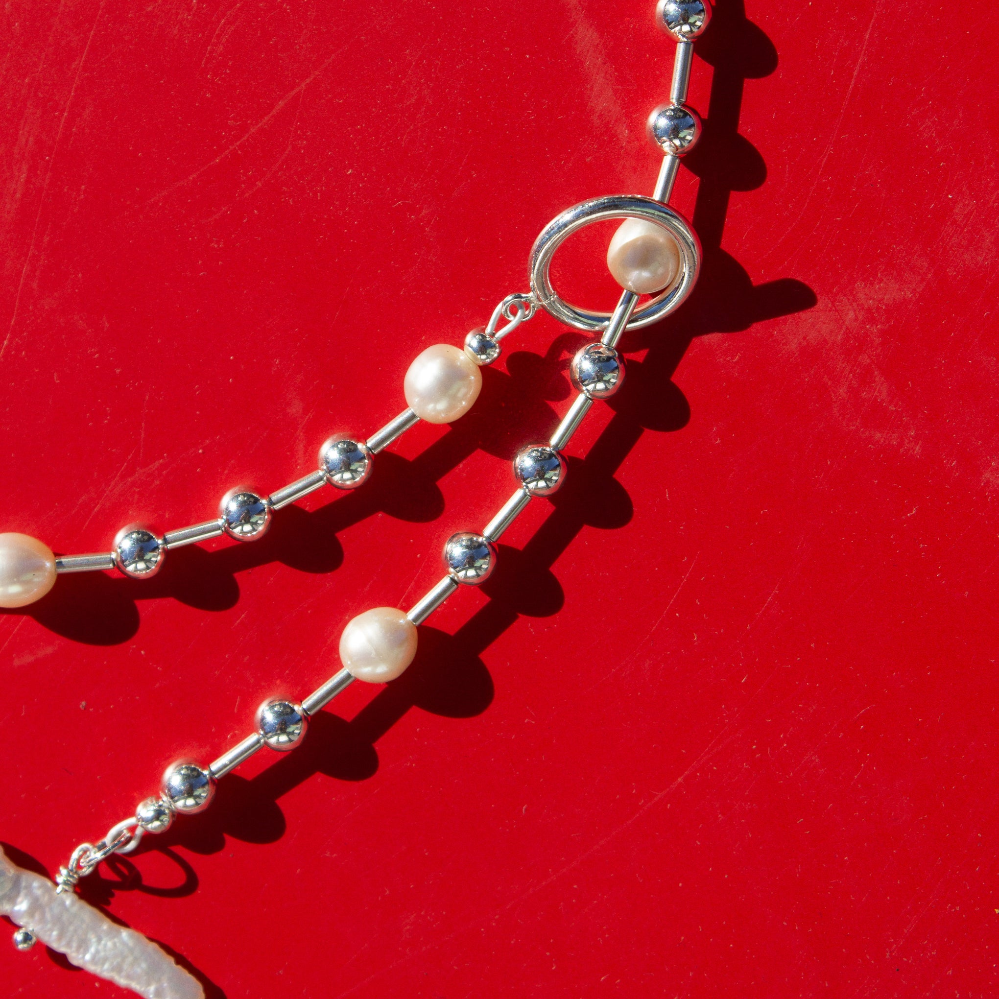 Yam Bonar Pearl Sterling Silver Choker Necklace - Image 4