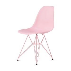 Herman Miller x HAY Eames Molded Recycled Plastic Side Chair - Powder Pink