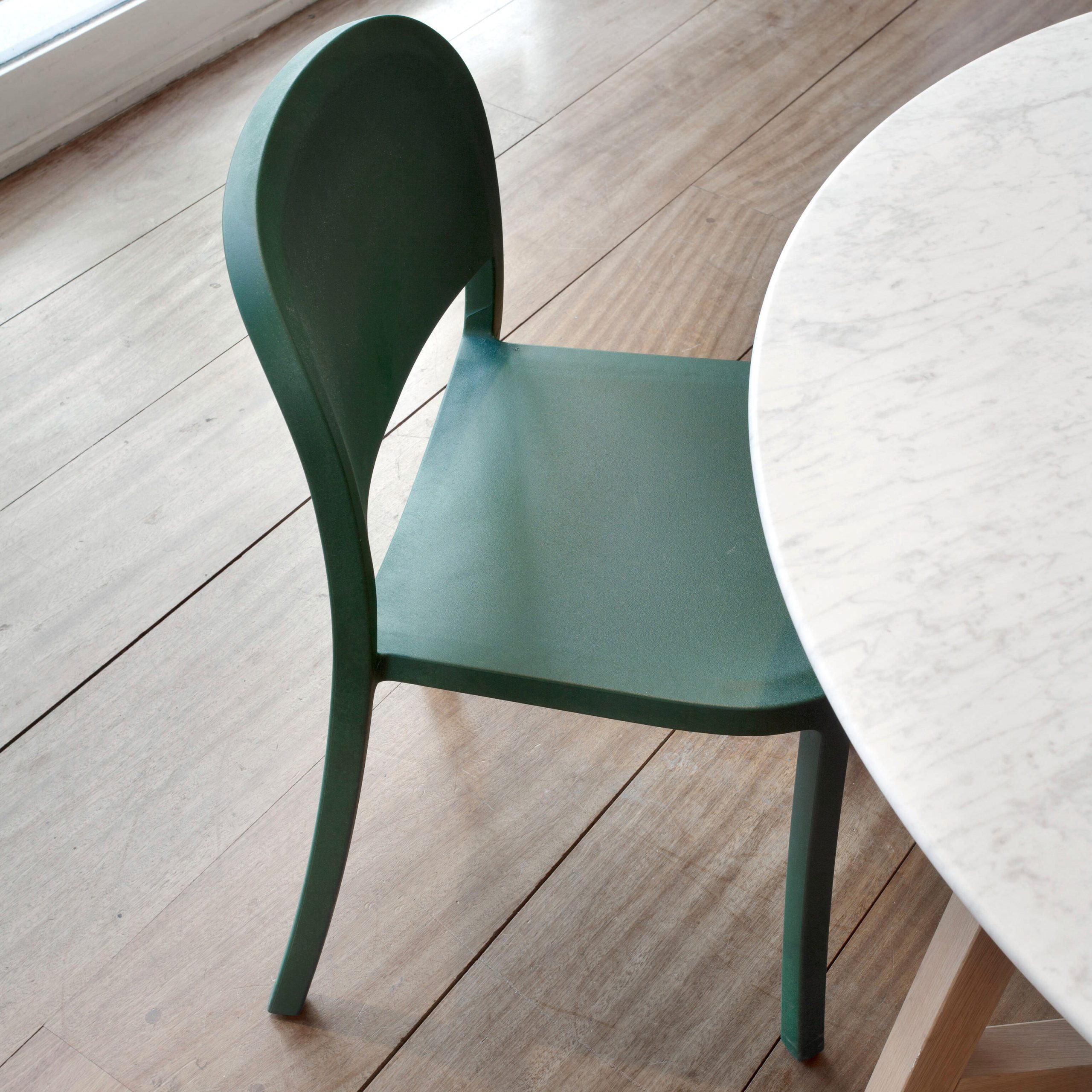 Emeco 1 Inch Reclaimed Stacking Chair - Green - Image 3