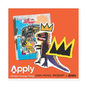 Jean-Michel Basquiat's Greatest Hits Apply Stickers - Set of 3