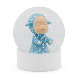 Yoshitomo Nara Little Wanderer Snow Globe - Blue