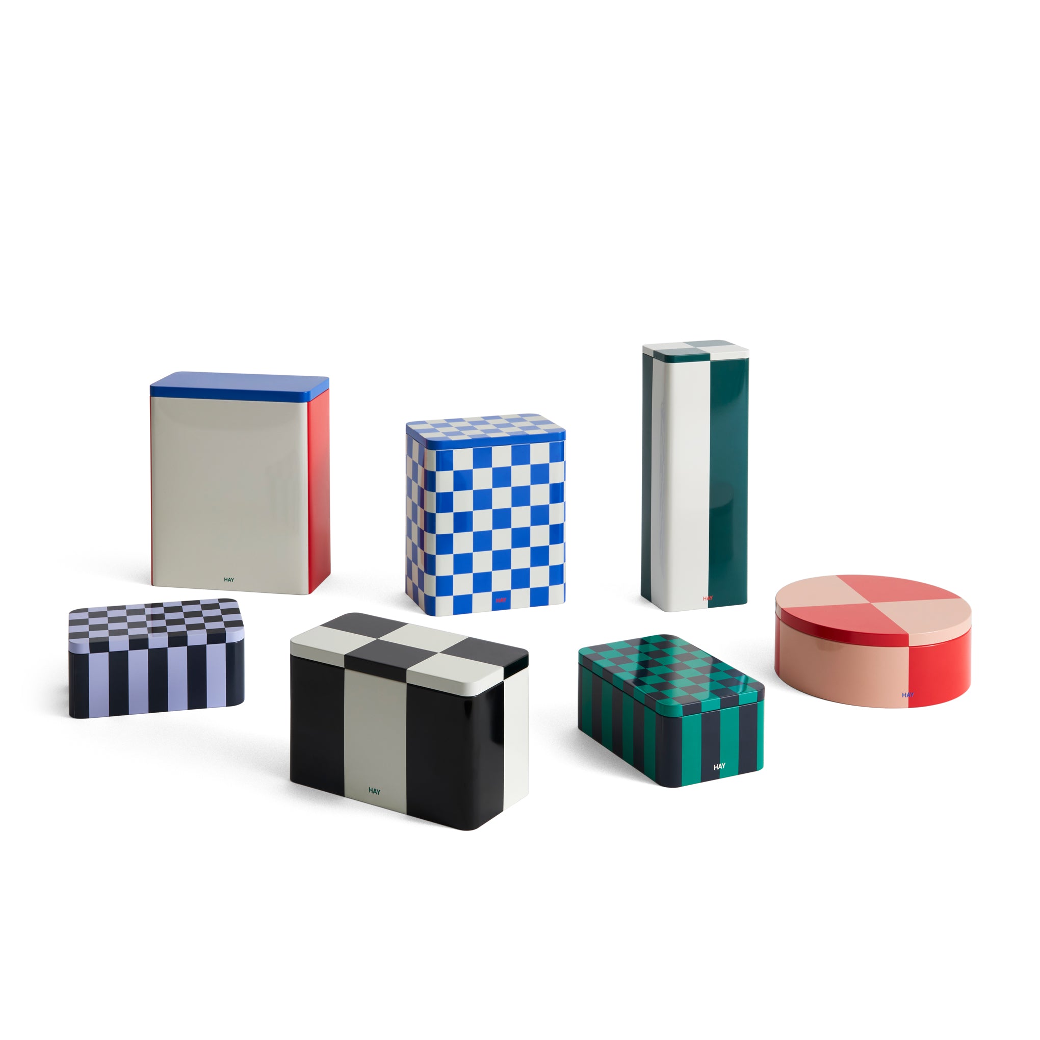 HAY Tin Container - Black/ Off White - Image 4