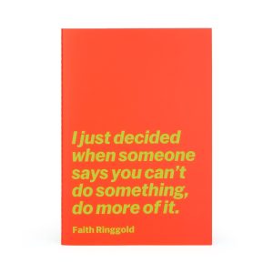 MoMA Faith Ringgold Quote Notebook