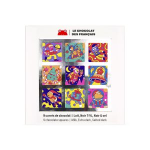 Le chocolat des Français Praline Balls Galactic Boxed Holiday Gift Set of 9