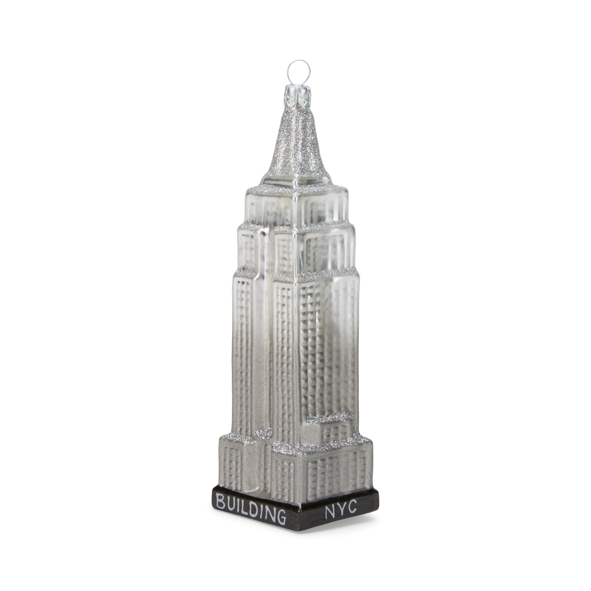 NYC Glass Holiday Ornament - Empire State Building - Image 2