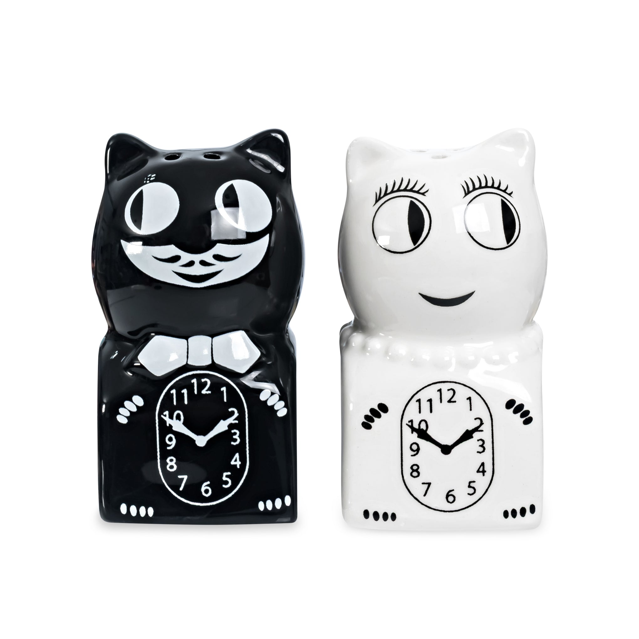 Kit-Cat Clock Salt & Pepper Shakers - Set of 2