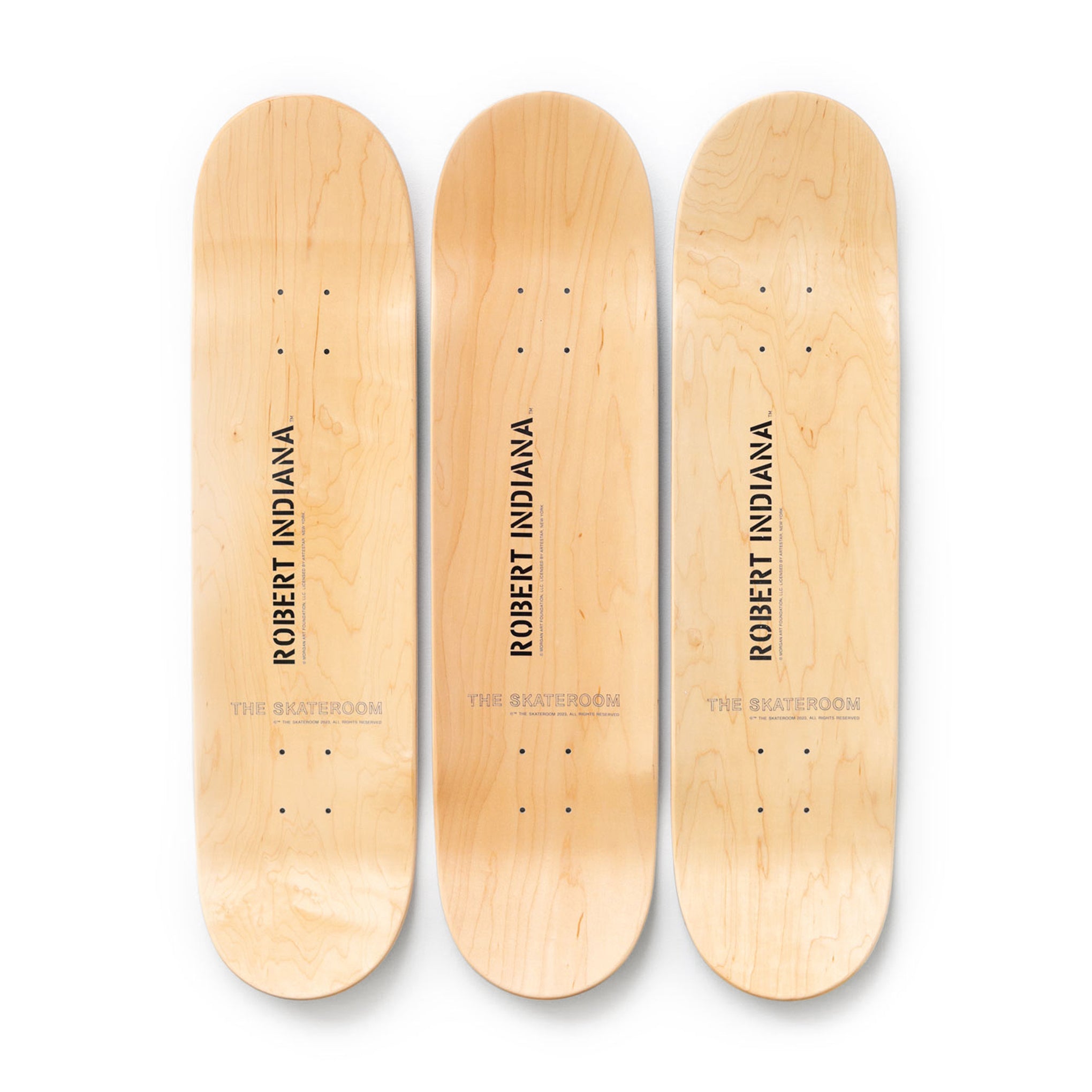 Robert Indiana LOVE Skateboard Triptych - Image 4