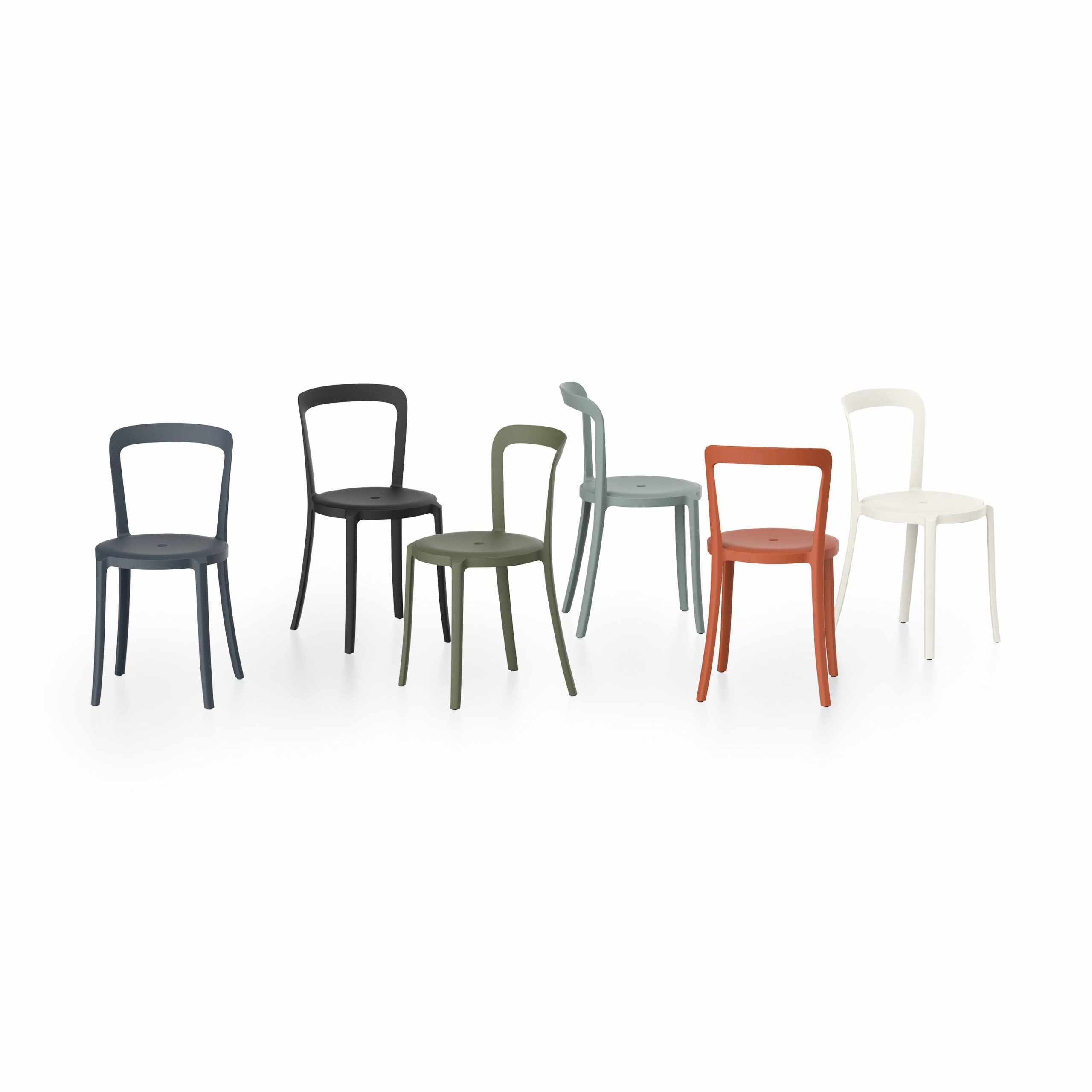 Emeco On & On Recycled Stackable Chair - Lava Black - Image 2