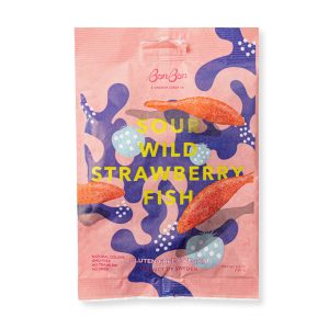 Gummy Fish Candy - Sour Wild Strawberry
