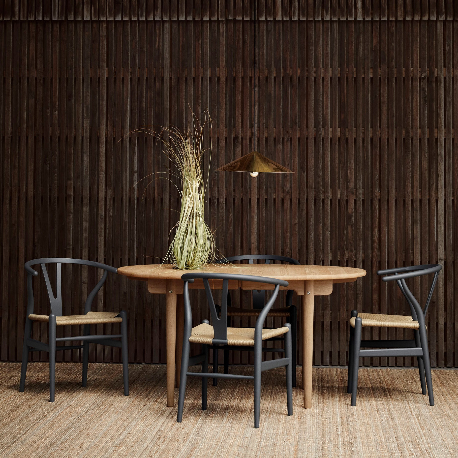 CH24 Wishbone Chair - Gray - Image 2