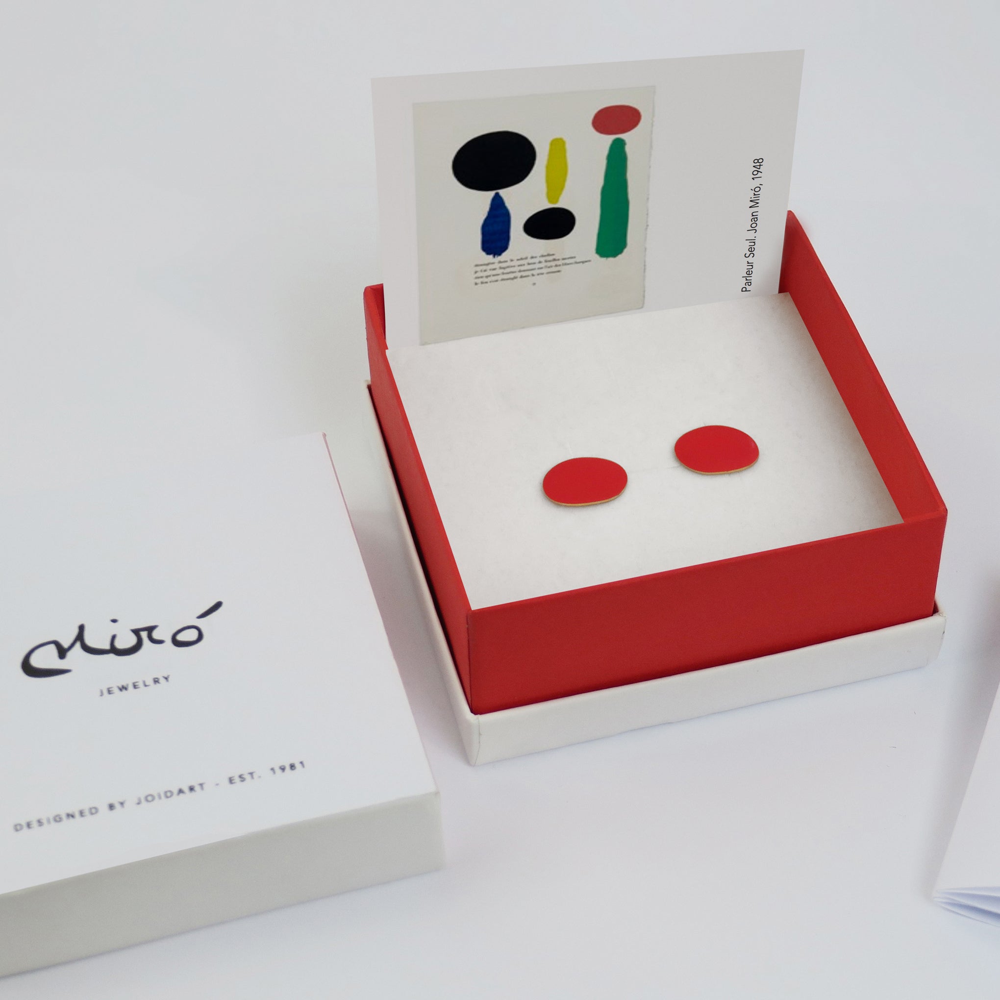 Joan Mir?? Gold-Plated Dot Post Earrings - Image 4