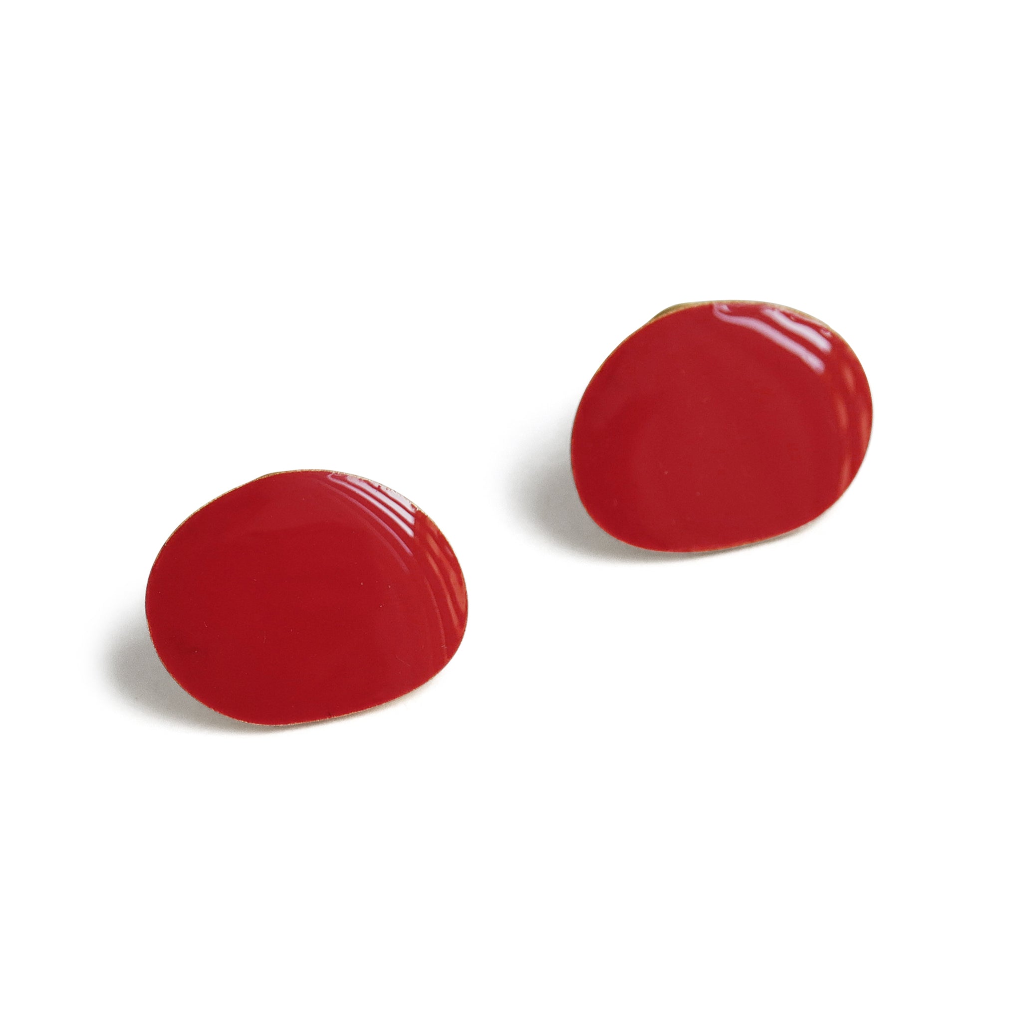 Joan Mir?? Gold-Plated Dot Post Earrings - Image 3