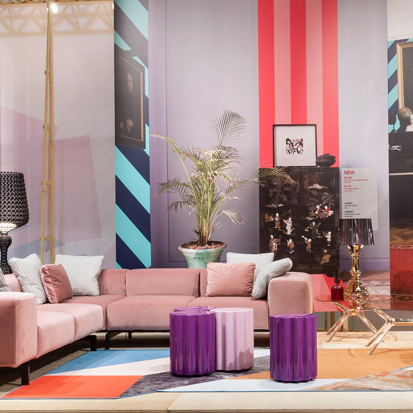 Kartell Colonna Side Table - Pink - Image 4