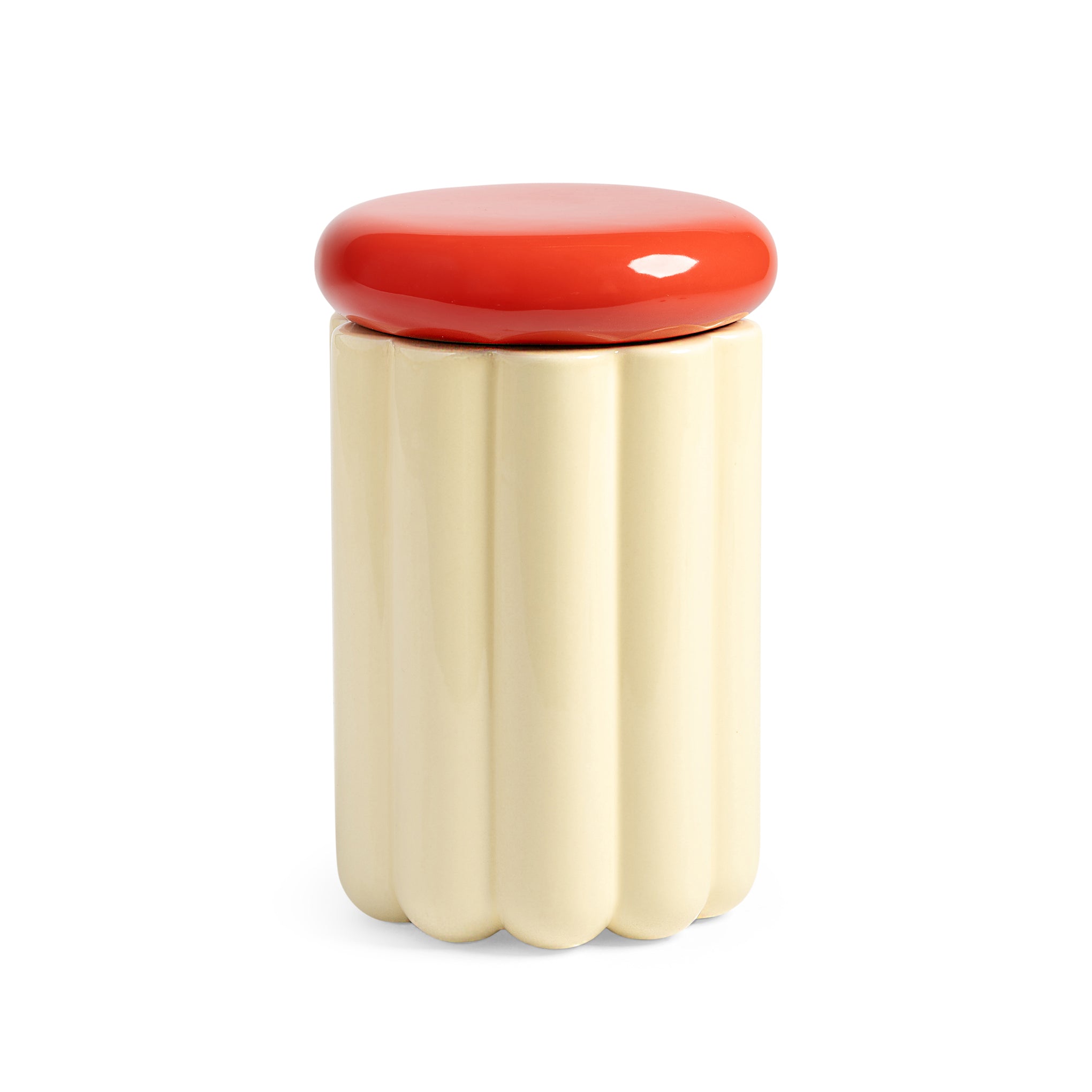 Charlo Storage Jar - Off White