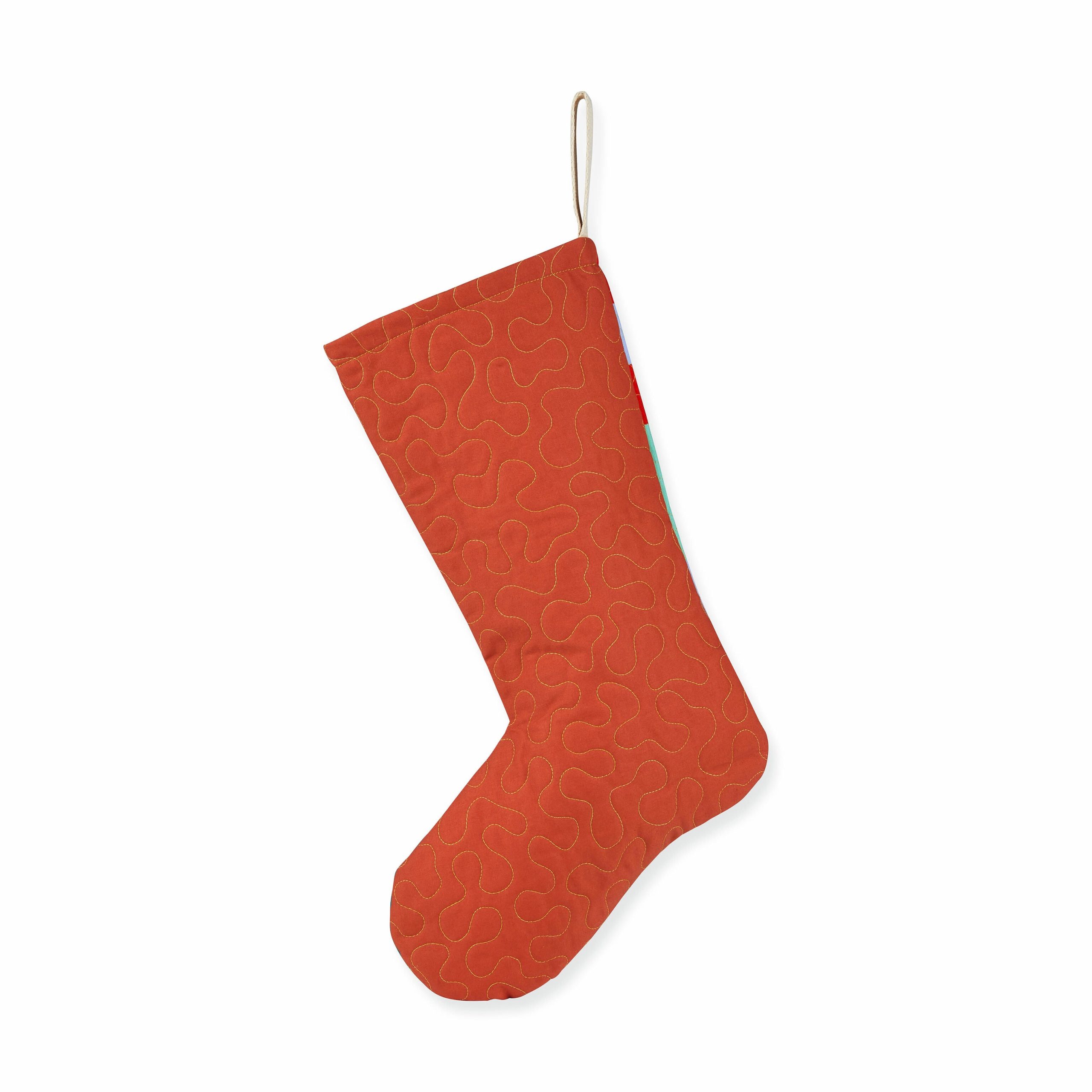 Hand-Quilted Christmas Stocking - 1 - Image 7