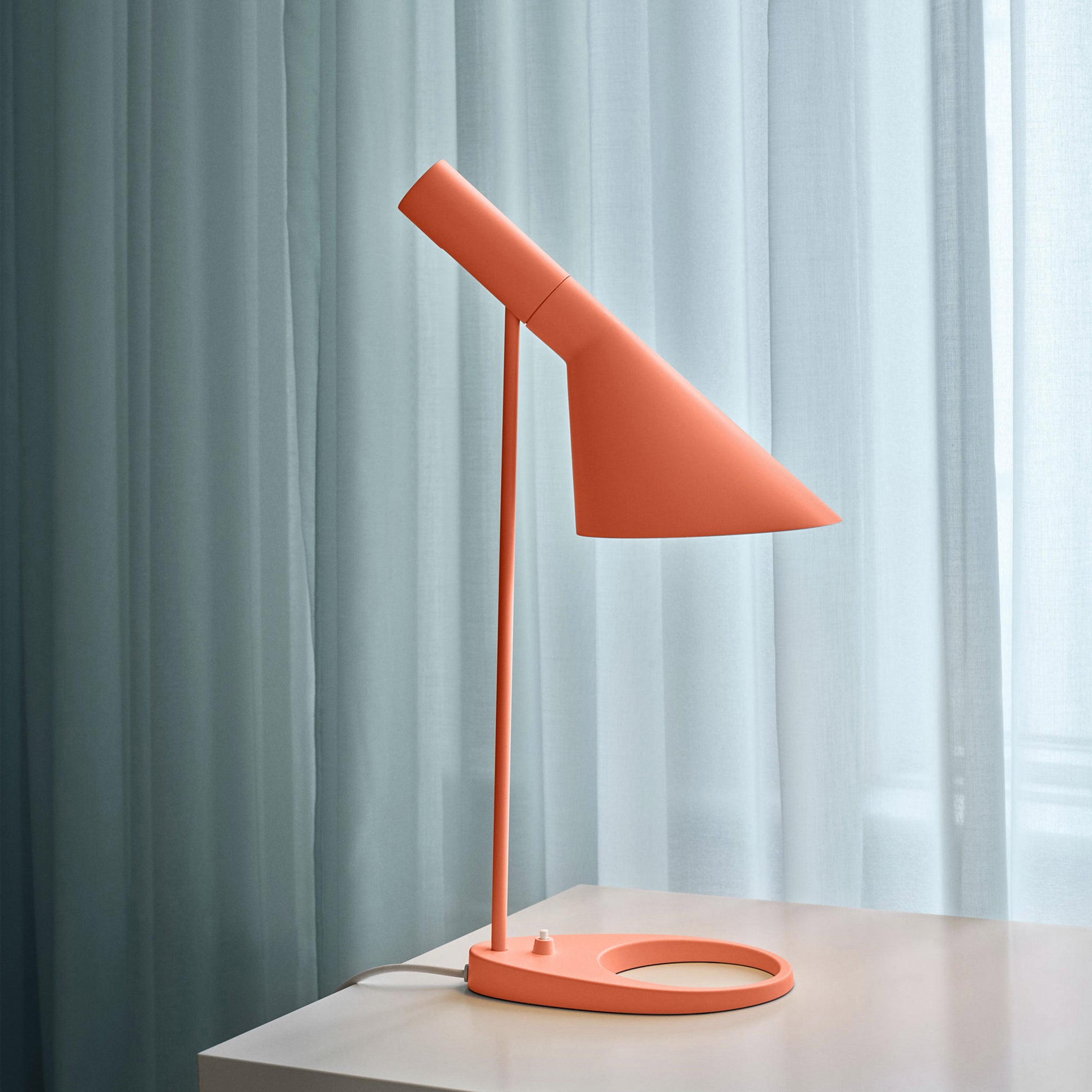 AJ Mini Table Lamp - Electric Orange - Image 2